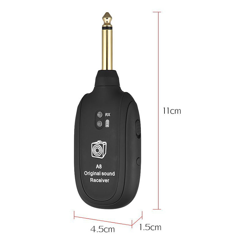 TransmitterX Wireless Audio Transmission Set with Receiver Transmitter For Electric Guitar Bass Violin