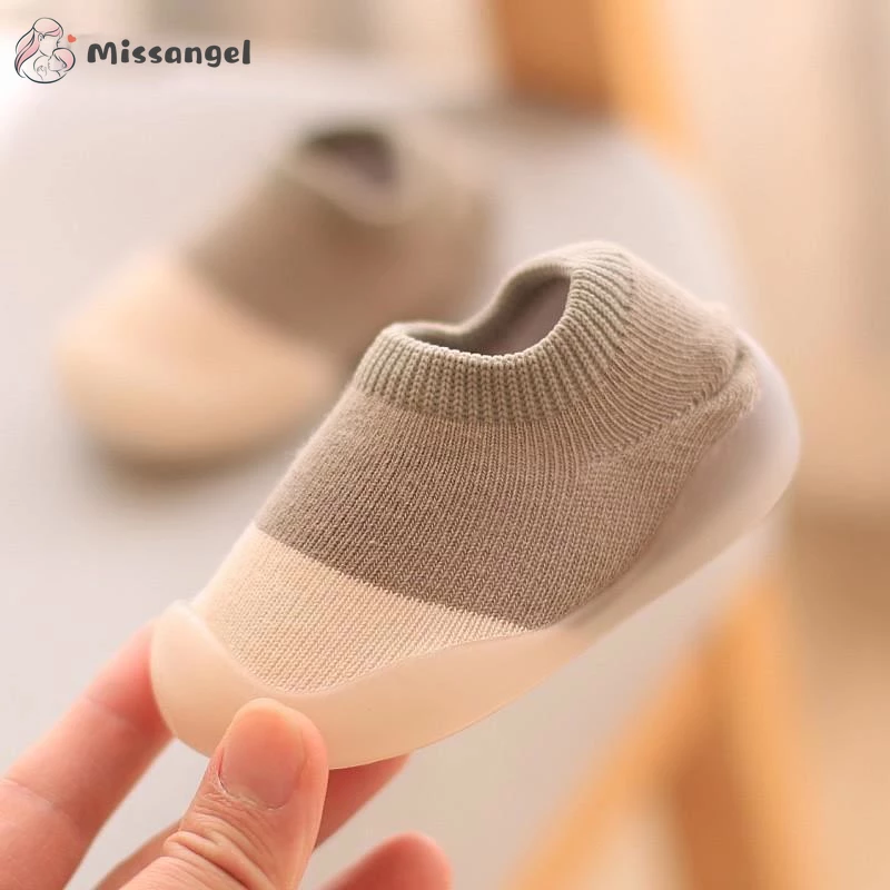 Unisex Baby Socks Shoe for Toddlers First Walk Anti Slip Rubber Shoe
