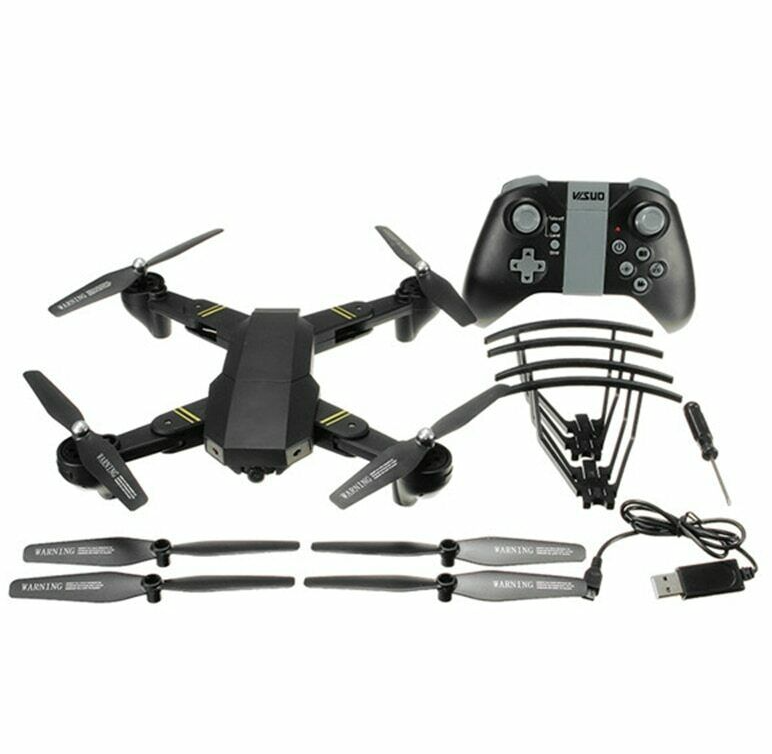 Black Spy 2 Drone Quadcopter With Foldable Camera WITH Night Vision