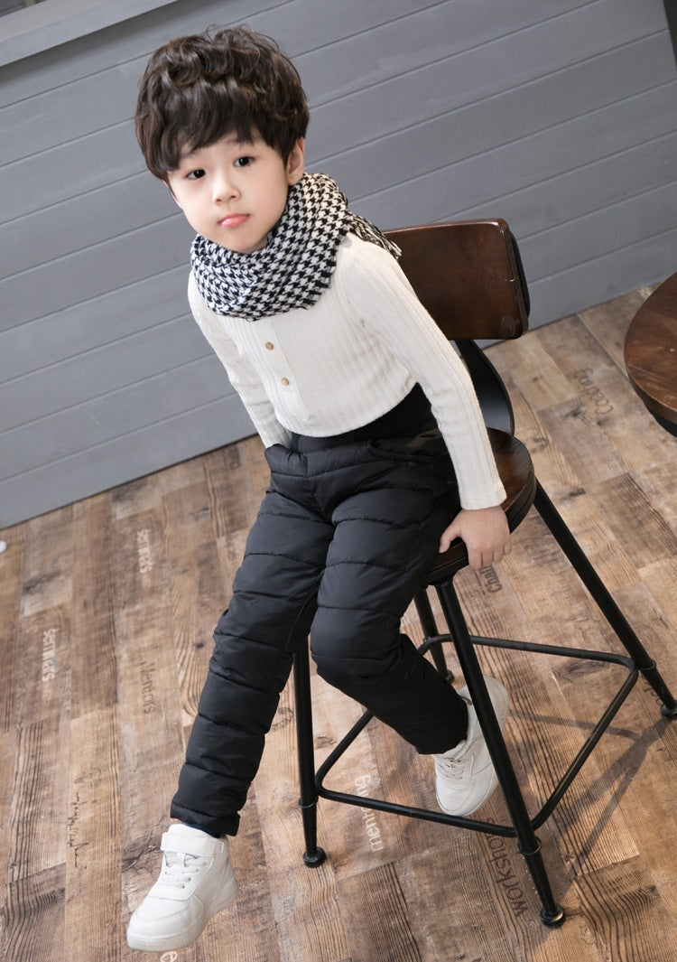 Casual Girl Boy Winter Pants