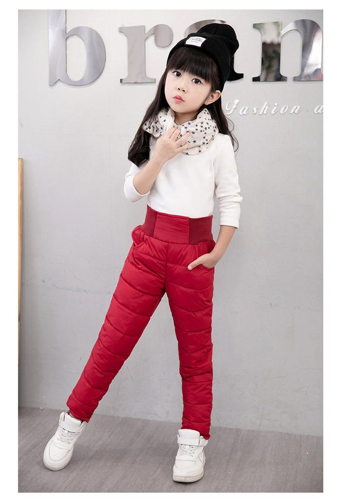 Casual Girl Boy Winter Pants