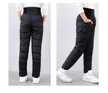 Casual Girl Boy Winter Pants