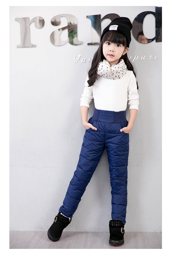 Casual Girl Boy Winter Pants