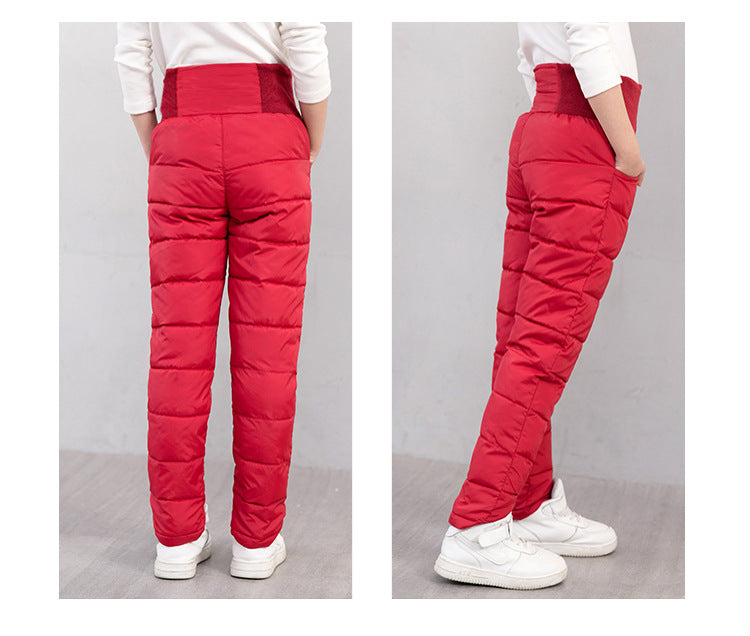 Casual Girl Boy Winter Pants