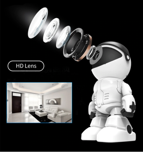 Spyio Indoor 1080IP Camera Wireless Robot with Intelligent Home Security