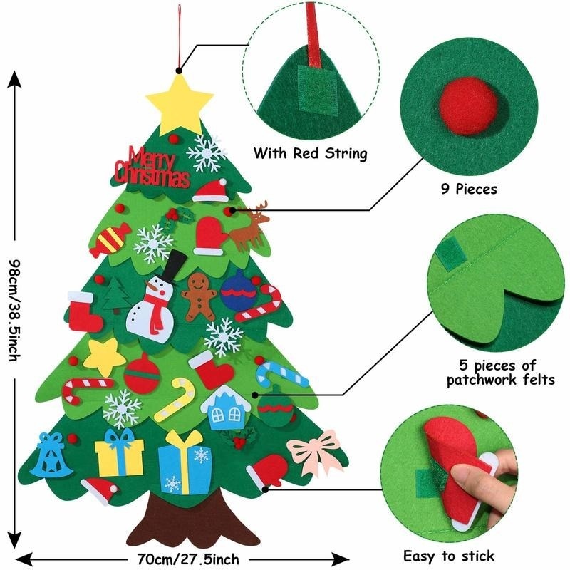 Christmas Tree Wall Hanging Ornament