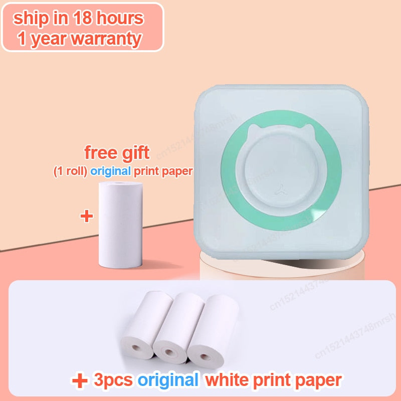 Mini Instant Sticker Printer