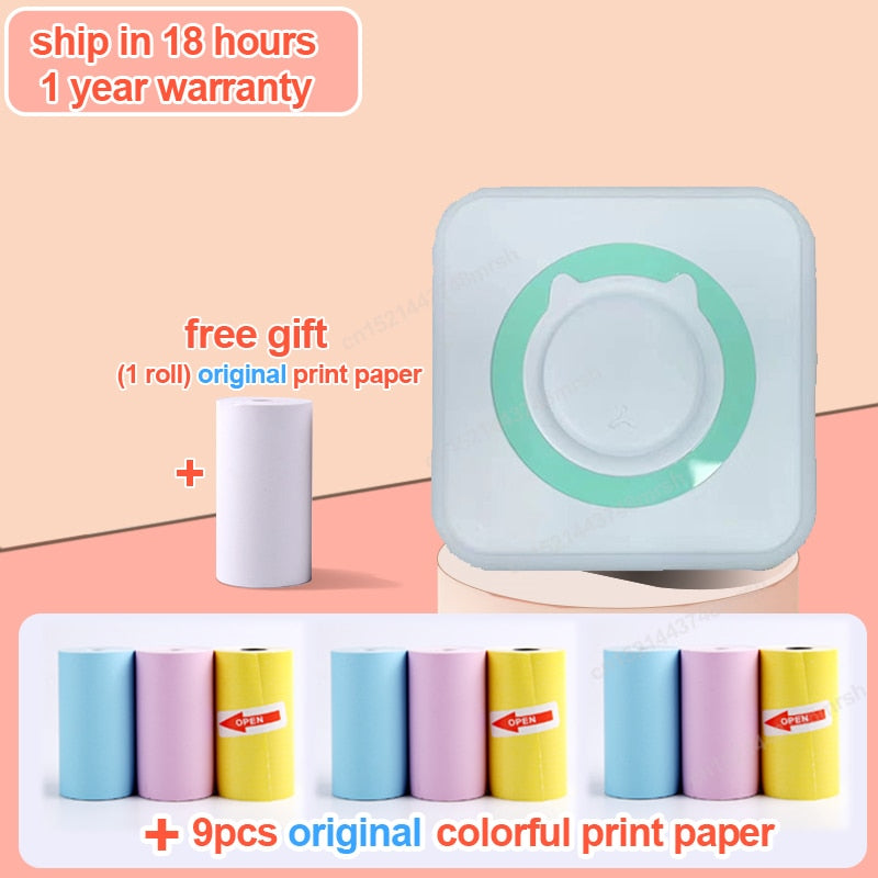 Mini Instant Sticker Printer