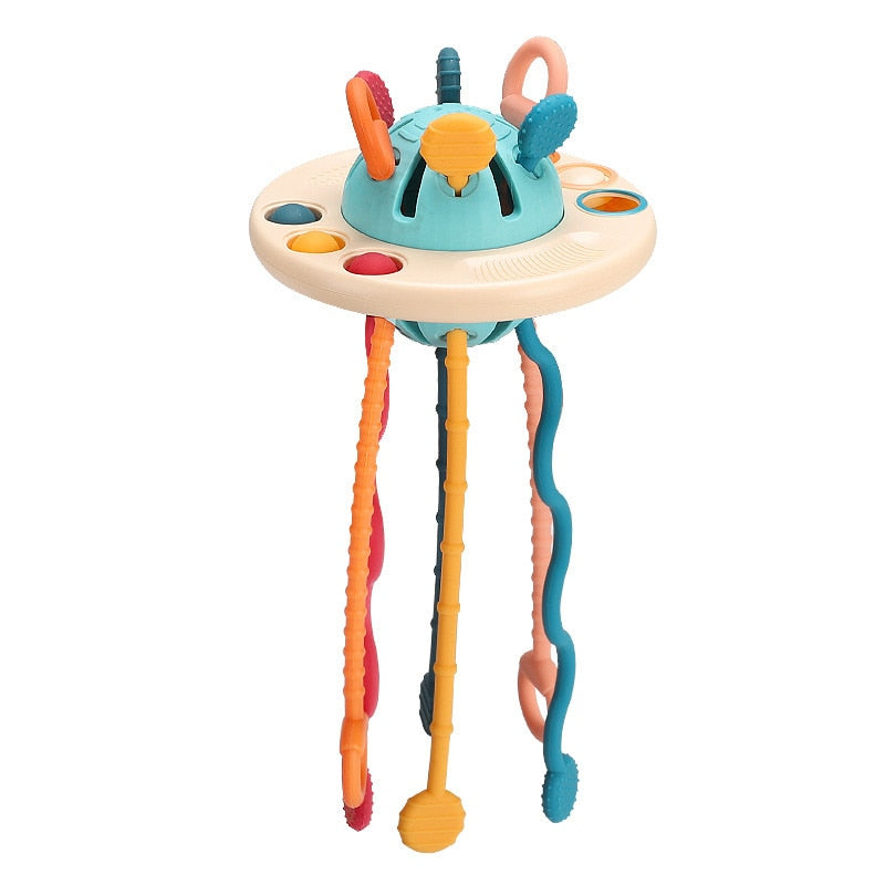 Montessori Sensory Development Silicone Pulling Toy