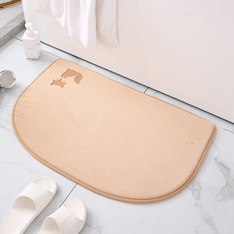 Memory Foam Mats Anti-Slip Shower Carpet