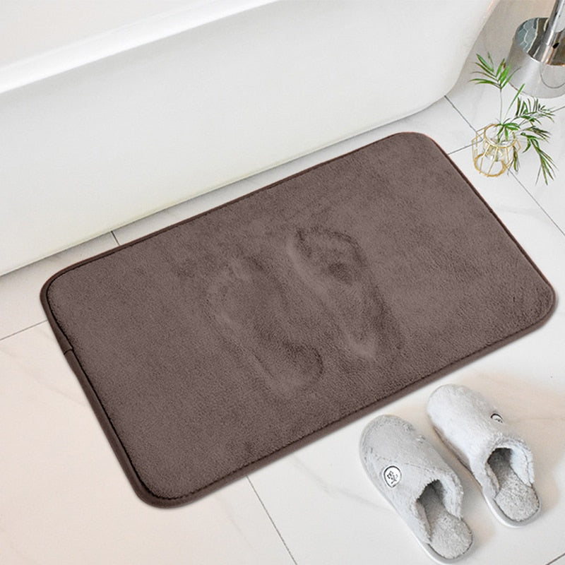 Memory Foam Mats Anti-Slip Shower Carpet