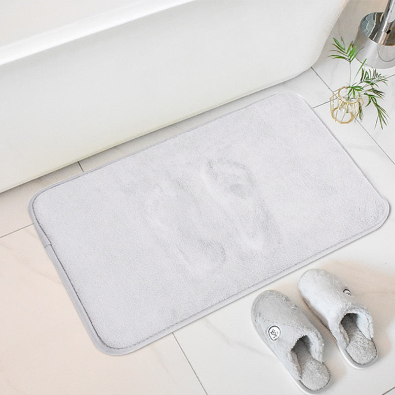 Memory Foam Mats Anti-Slip Shower Carpet
