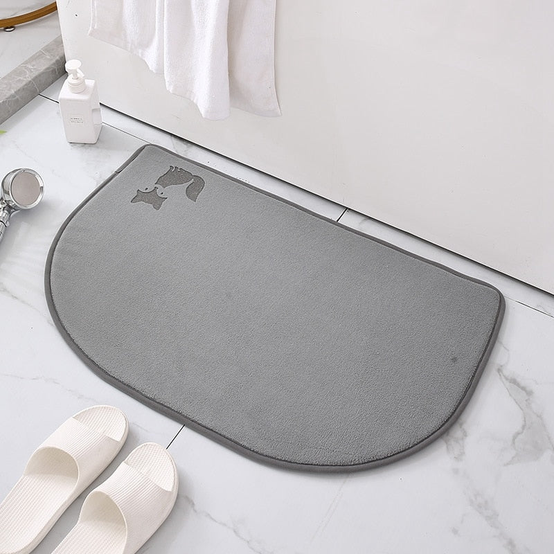 Memory Foam Mats Anti-Slip Shower Carpet