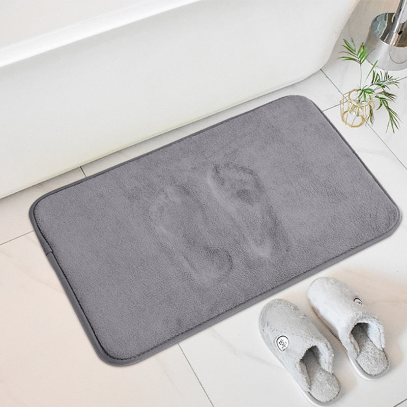 Memory Foam Mats Anti-Slip Shower Carpet
