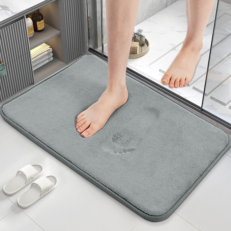 Memory Foam Mats Anti-Slip Shower Carpet