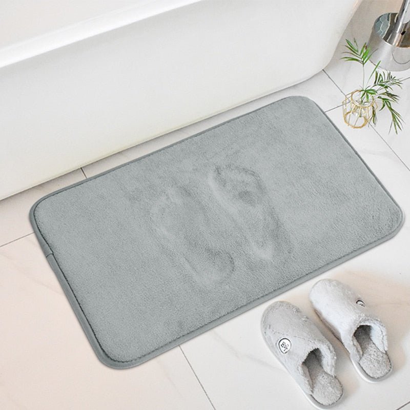 Memory Foam Mats Anti-Slip Shower Carpet
