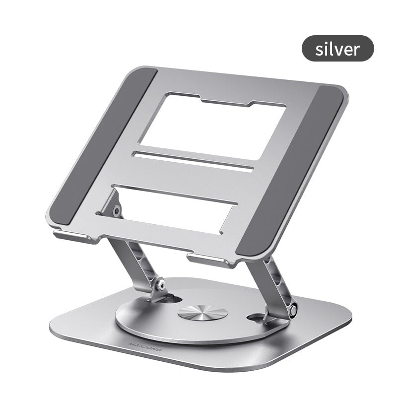 Adjustable 360° Rotating Aluminum Laptop Stand