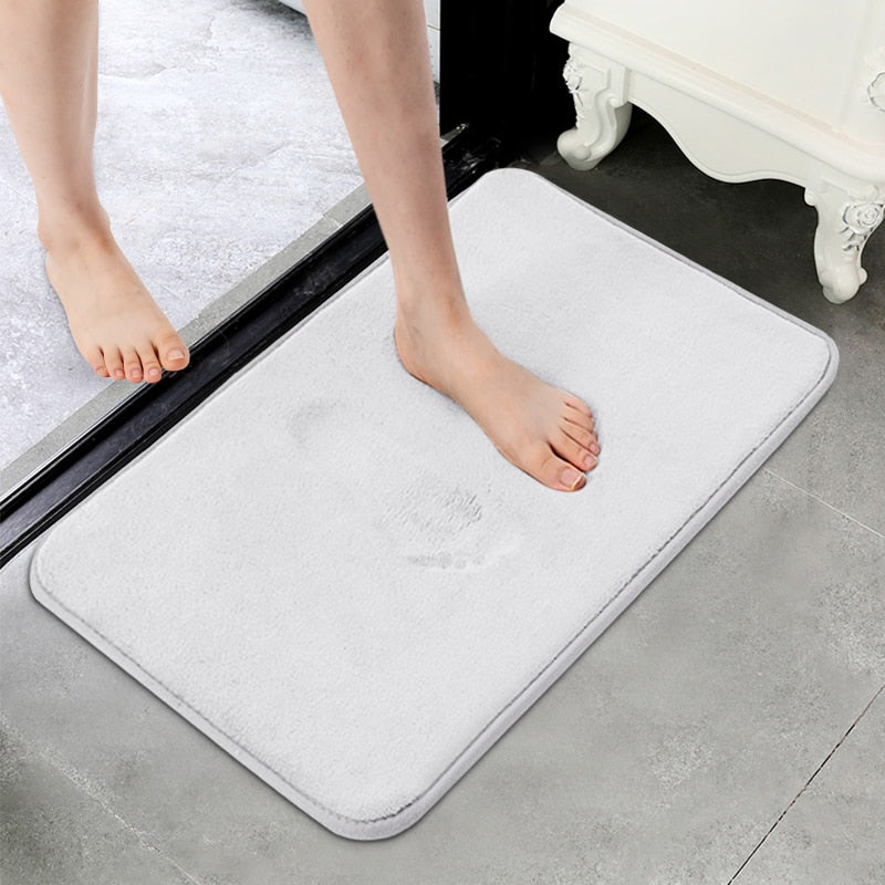 Memory Foam Mats Anti-Slip Shower Carpet