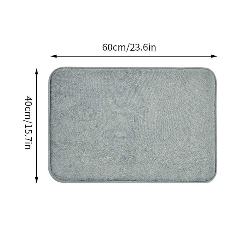 Memory Foam Mats Anti-Slip Shower Carpet