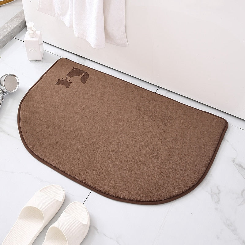 Memory Foam Mats Anti-Slip Shower Carpet