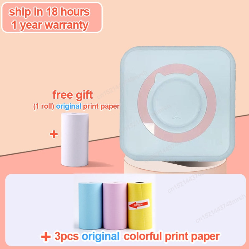 Mini Instant Sticker Printer