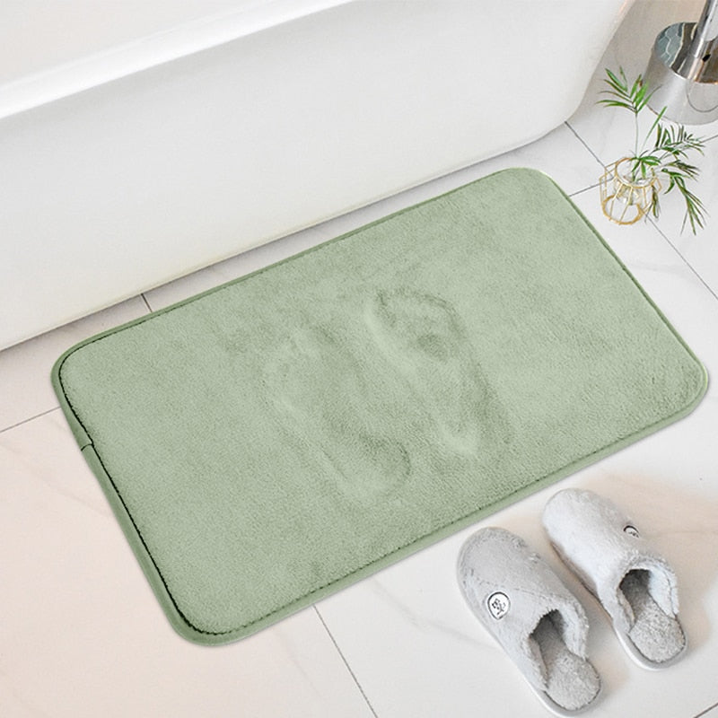 Memory Foam Mats Anti-Slip Shower Carpet
