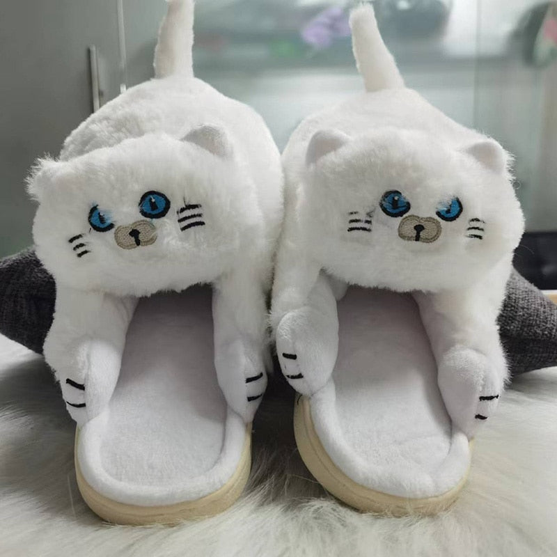 Cuddly Hug Cat Slippers