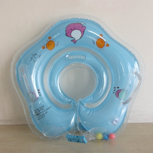 Swimming Baby Neck Inflatable Ring Tube for Bath