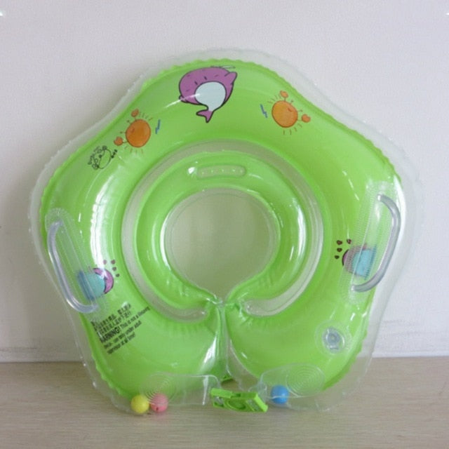 Swimming Baby Neck Inflatable Ring Tube for Bath