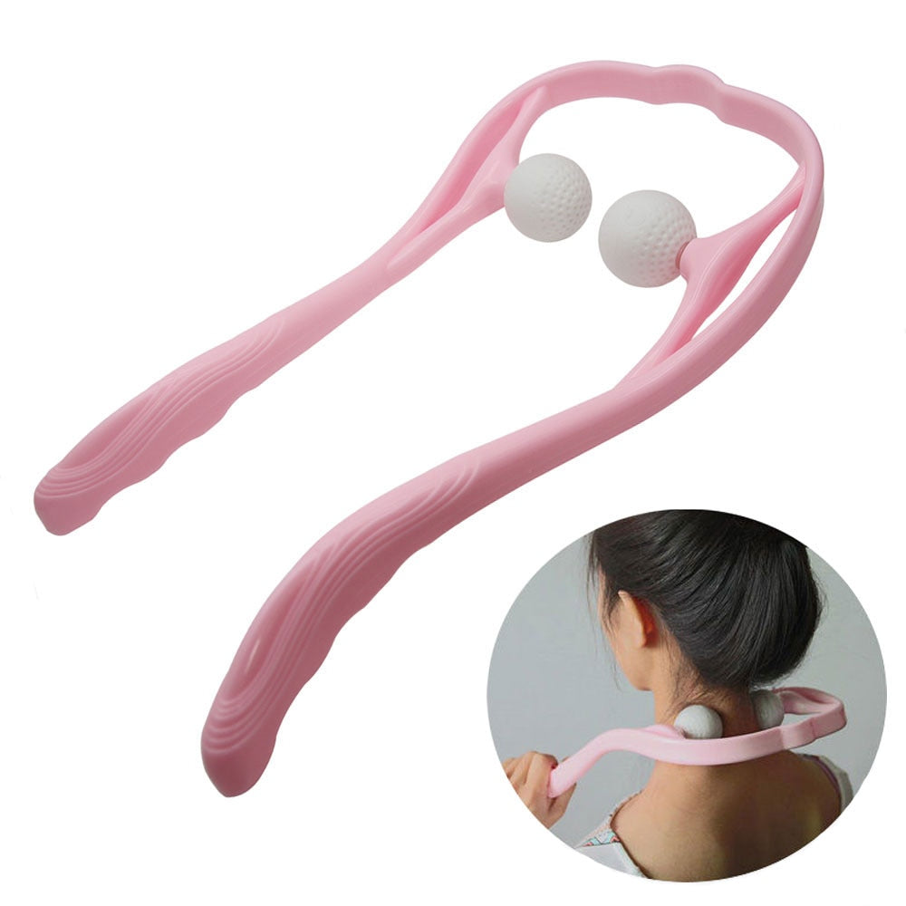 Neck and Shoulder Dual Trigger Point Self-Massage Roller