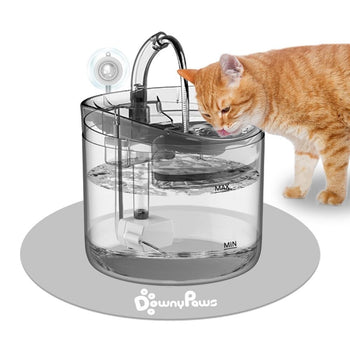 Automatic Pet Water Fountain dispenser for pets with adjustable height faucet