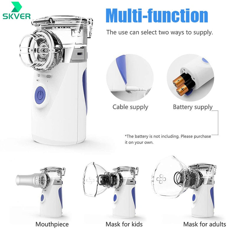 Portable Medical Atomizer Nebulizer Asthma Inhaler With Mist Air humidifier Relief