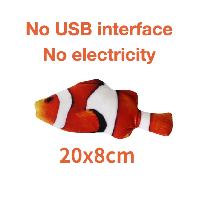 Electric Moving Cat Kicker Fish Toy for Cats Motion Kitten Toy Interactive Cat Toys for Cat Exercise