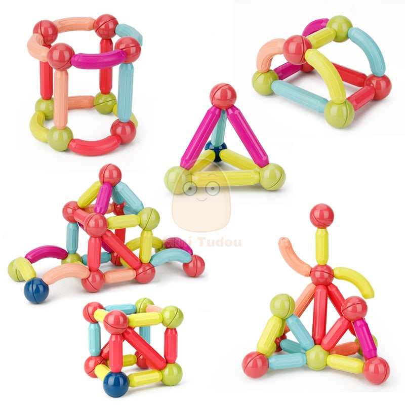 Maganetic balls And rods Building Blocks