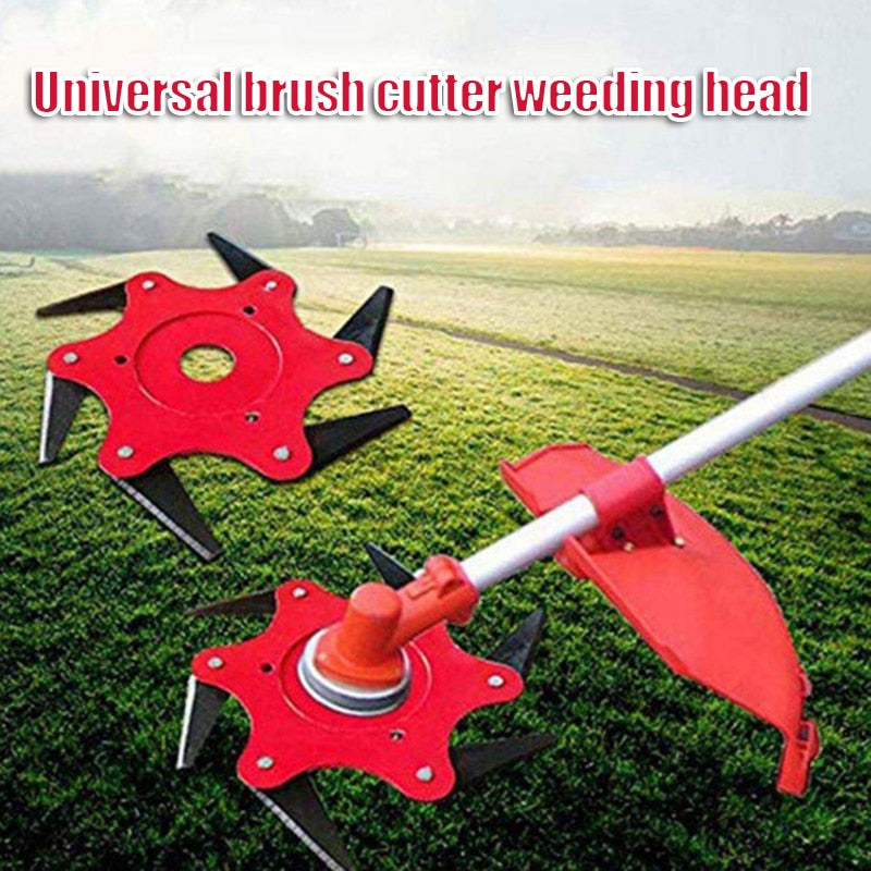 Steel Razor Garden Grass Trimmer Head With 6 Cutters