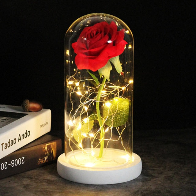 Galaxy Enchanted Rose LED Gold Foil Flower Lights