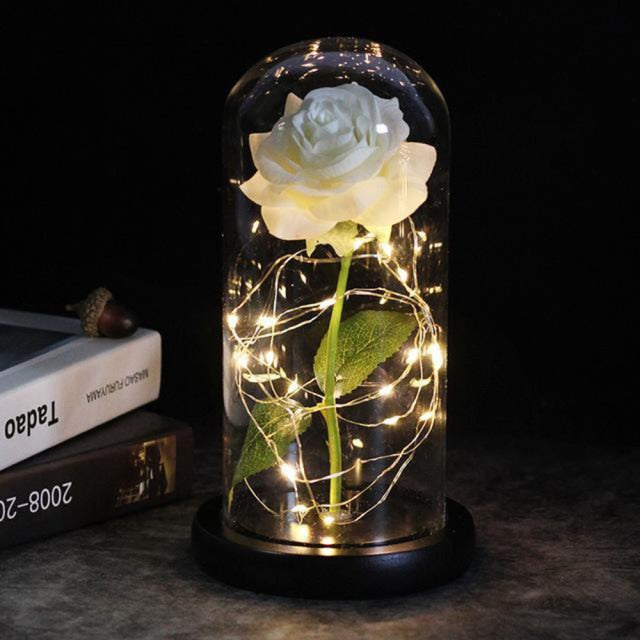 Galaxy Enchanted Rose LED Gold Foil Flower Lights