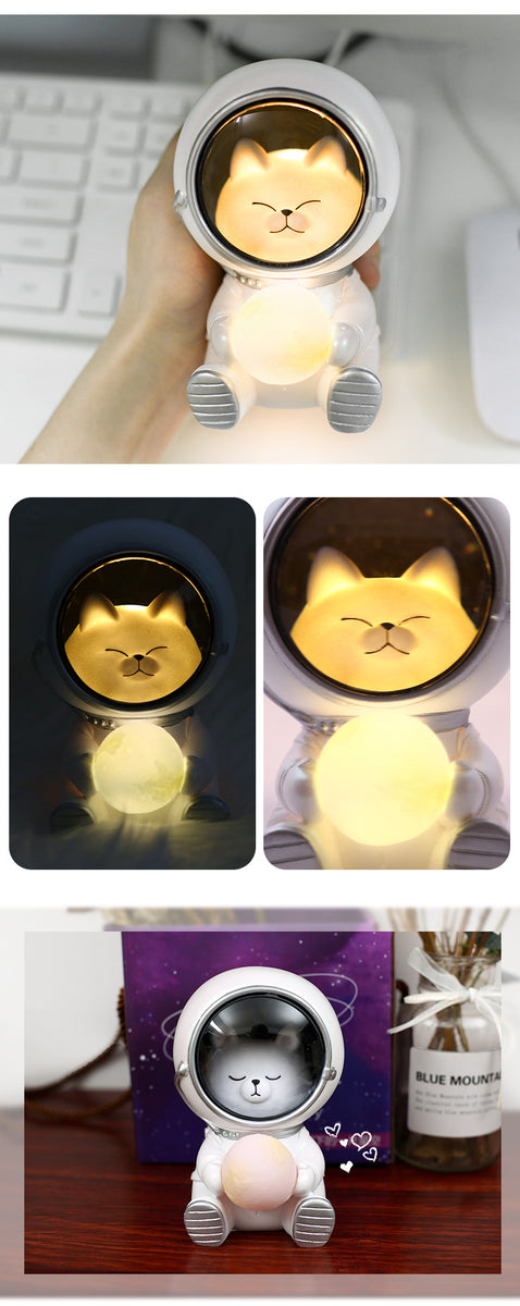 Creative Cute Galaxy Guardian Pet Astronaut Night Light