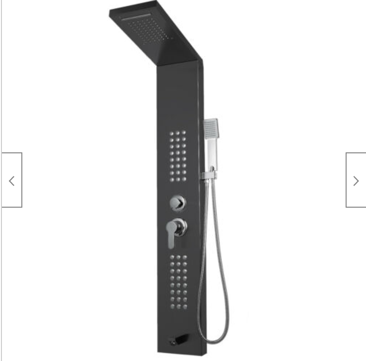 Shower Panel System Rain Waterfall 5 and 1 body system multi jet system