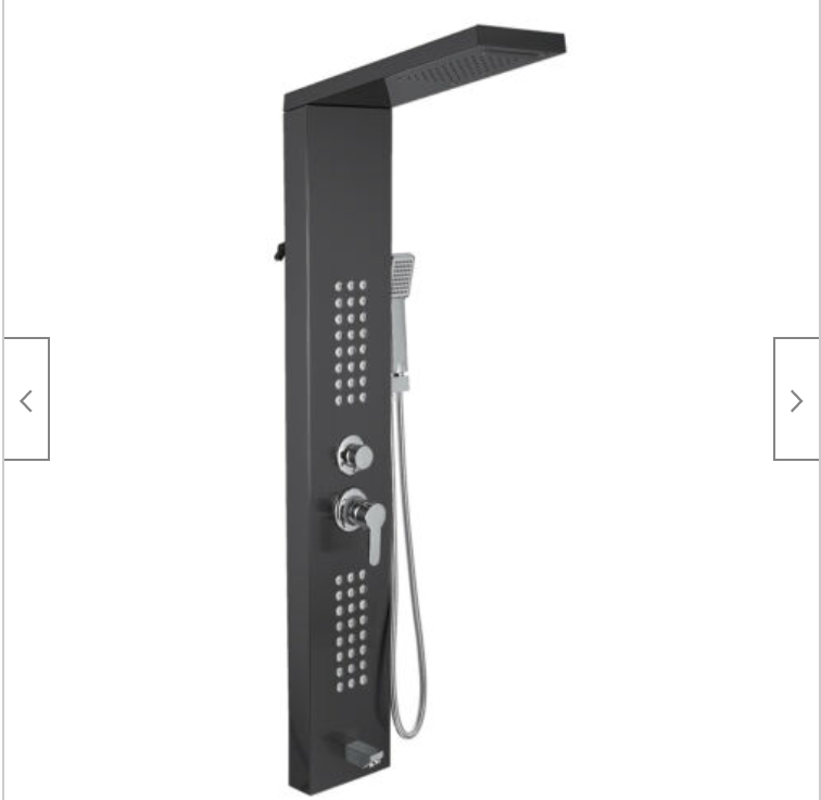Shower Panel System Rain Waterfall 5 and 1 body system multi jet system