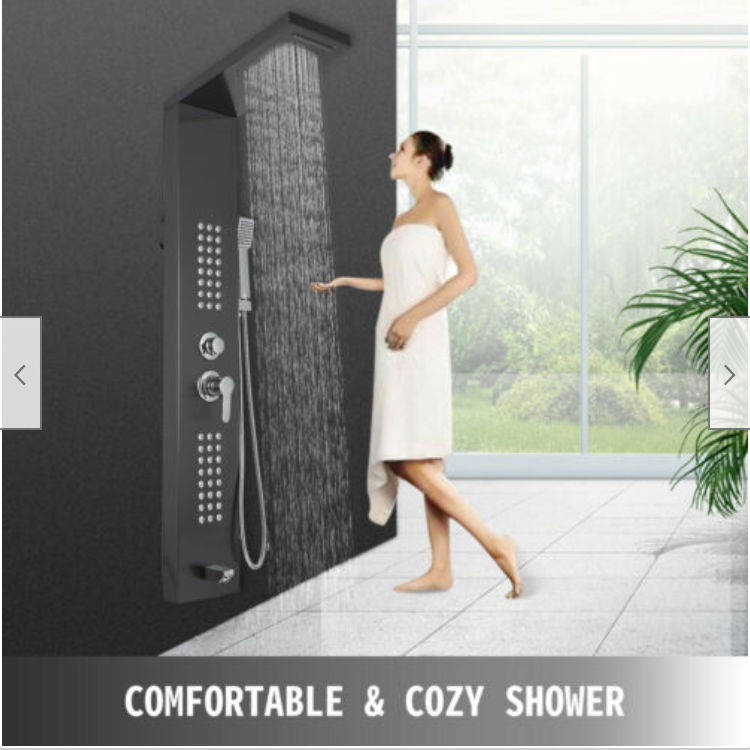 Shower Panel System Rain Waterfall 5 and 1 body system multi jet system